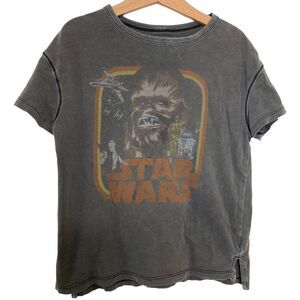 Junk Food Star Wars Chewbacca Distressed Boys T-Shirt Size Small